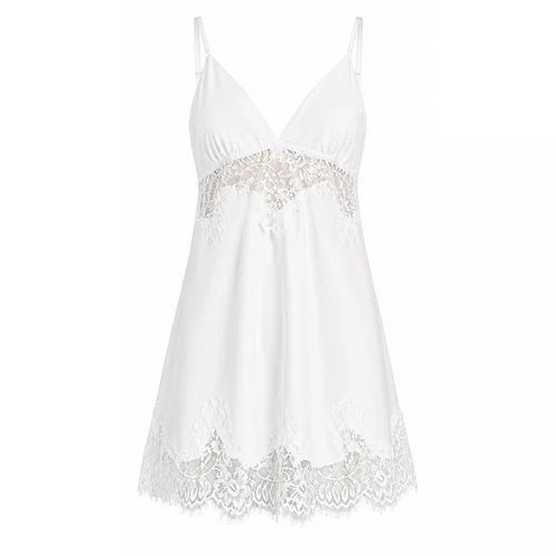 Camisola Curta Cetim Wedding Off White Revedenfant