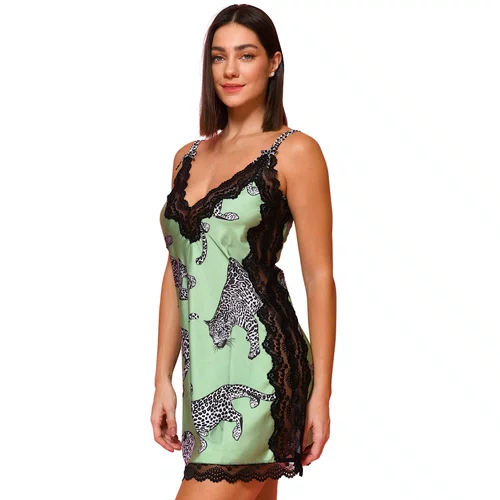 Camisola Curta Miami Onça Verde Miss Victtoria