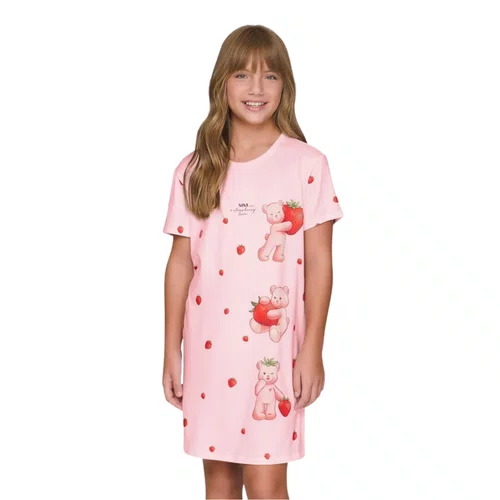 Camisola Dress Infantil Menina Nina Always In Love Lua Lua