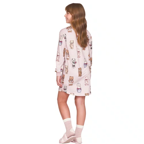Camisola Dress Sweet In Bears Lua Lua
