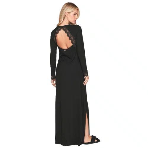 Camisola Longa Serenity Preto Lua Lua