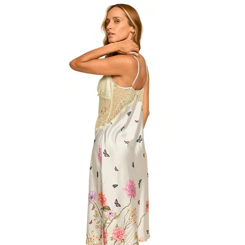 Camisola Midi Marina Floral Verde Miss Victtoria