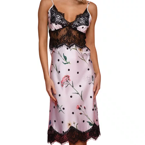 Camisola Midi Paris Floral Poas Miss Victtoria