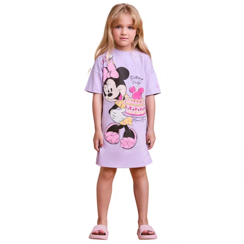 Camisola Minnie Confeiteira Lilas Anime