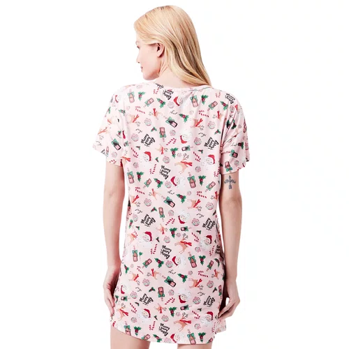 Camisola Rosa Natal Hohoho Joge