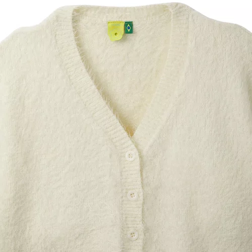 Cardigan Pelinho Cropped Off Farm Futura