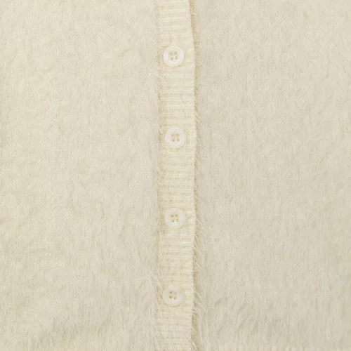 Cardigan Tricot Pelinho Off Fábula
