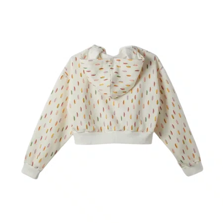 Casaco de Moletom Off White Pranchinhas Farm Futura