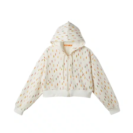 Casaco de Moletom Off White Pranchinhas Farm Futura