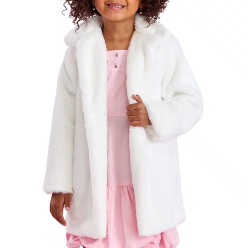 Casaco Longo Inverno Pelinho Off  Petit Cherie