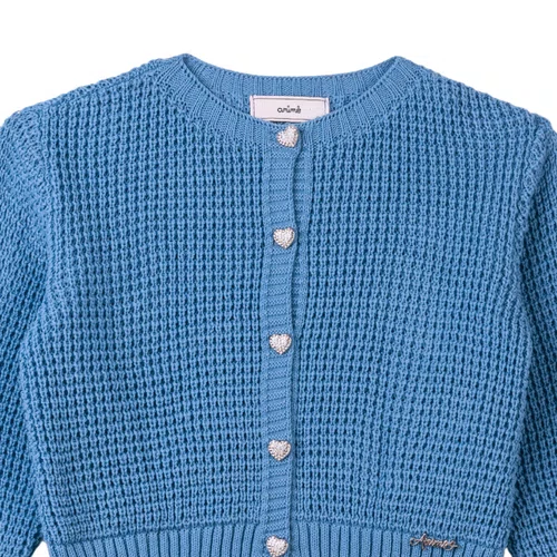 Casaco Tricot Azul Frozen Anime