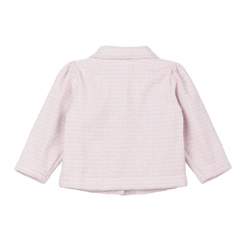 Casaqueto Tweed Off Dourado Classico Anime