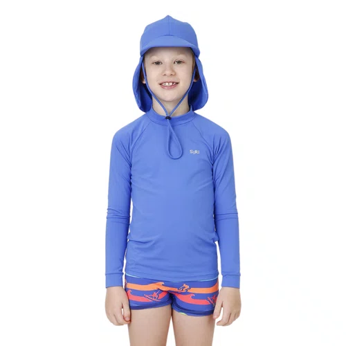 Chapéu Proteção UV Kids Azul Oceano Siri