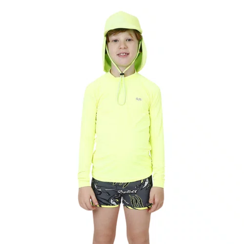 Chapéu Proteção UV Kids Spirit Amarelo Neon Siri