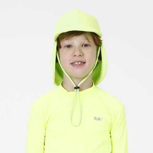 Chapéu Proteção UV Kids Spirit Amarelo Neon Siri