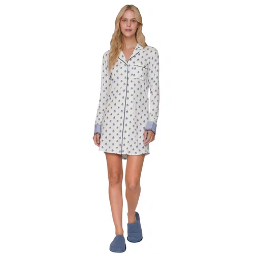 Chemise Aberto Soft Blue Lua Lua