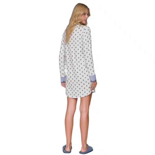 Chemise Aberto Soft Blue Lua Lua