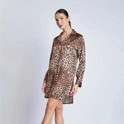 Chemise Feminino Cetim Panther Revenfant