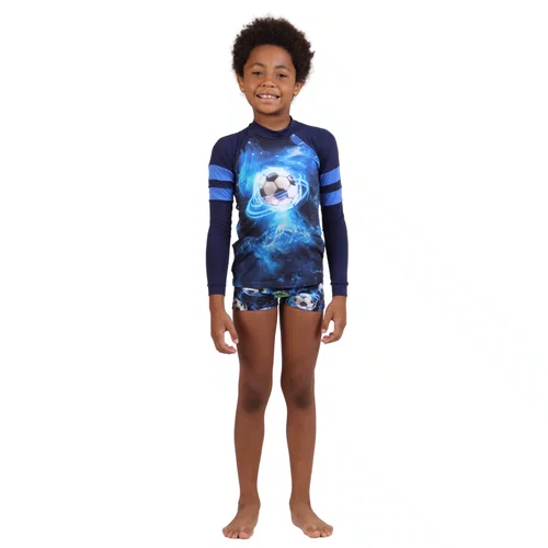 Conjunto Arthur Manga Longa Space Ball Siri Kids