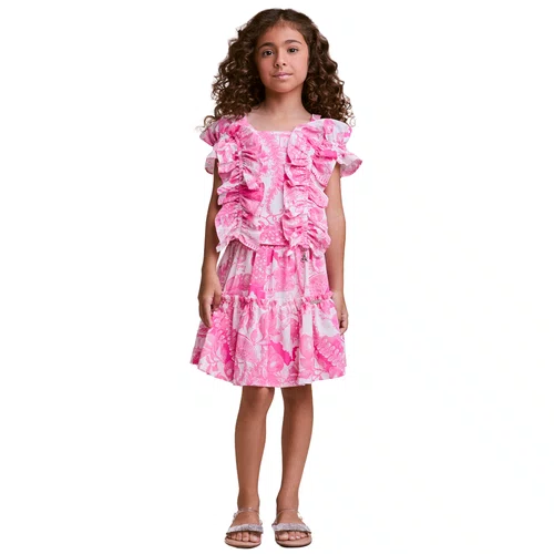 Conjunto Babadinhos Frutas Pink Anime