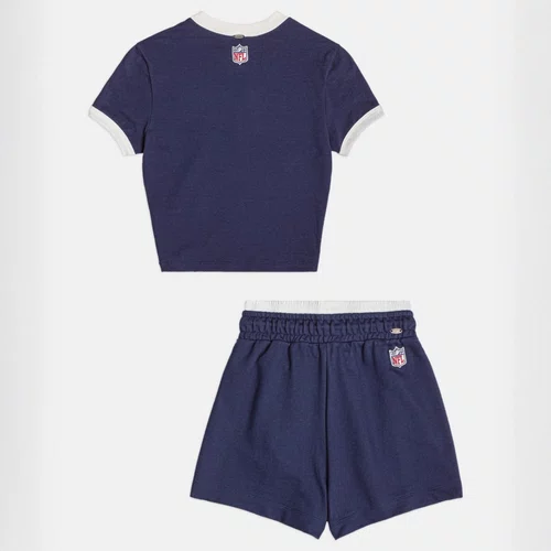 Conjunto Baby Tee e Short NFL Marinho Authoria
