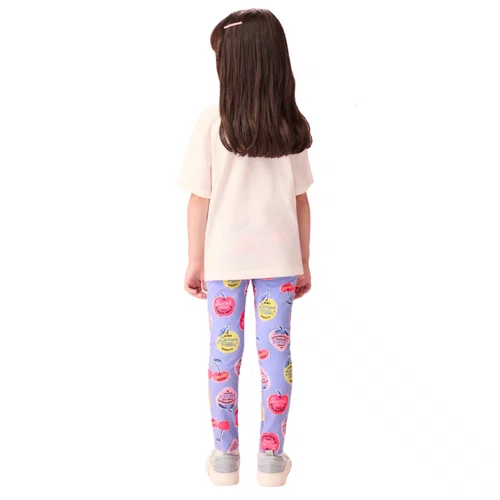 Conjunto Blusa e Legging Delicious Fruits Momi