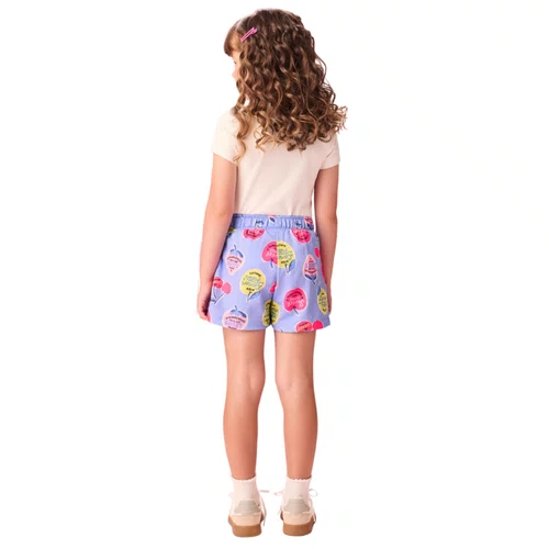 Conjunto Blusa e Shorts Fruits Color Momi