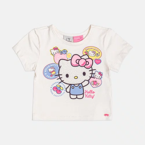 Conjunto Blusa e Shorts Hello Kitty Frutas Neon