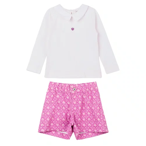 Conjunto Blusa Golinha Coração Monograma Anime