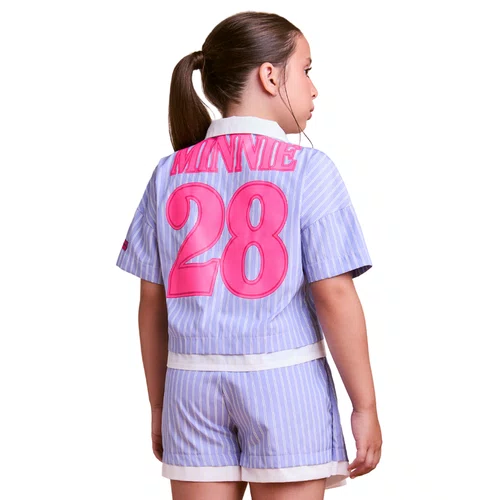 Conjunto Camisa Minnie Tenista Lavanda Anime