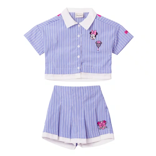 Conjunto Camisa Minnie Tenista Lavanda Anime
