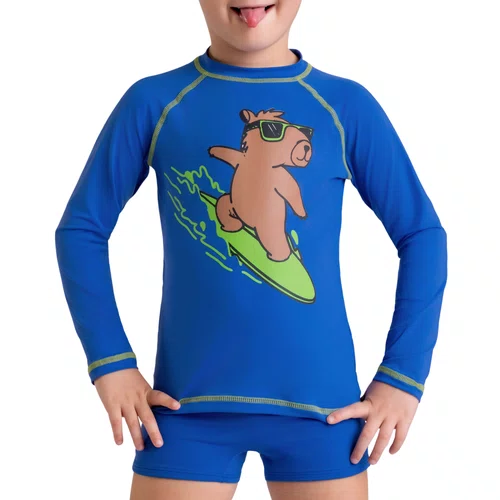 Conjunto Capivara Surf Azul Dedeka
