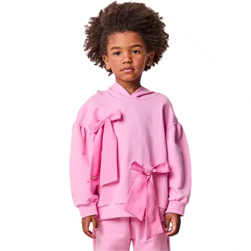 Conjunto com capuz Laços Rosa Girly Anime