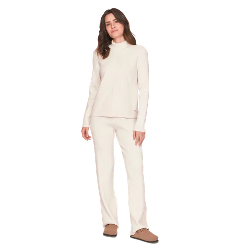 Conjunto Feminino em Tricô Wools Essence Off White Lua Lua
