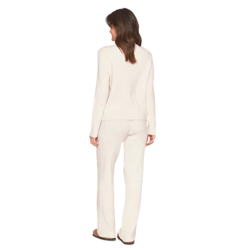 Conjunto Feminino em Tricô Wools Essence Off White Lua Lua