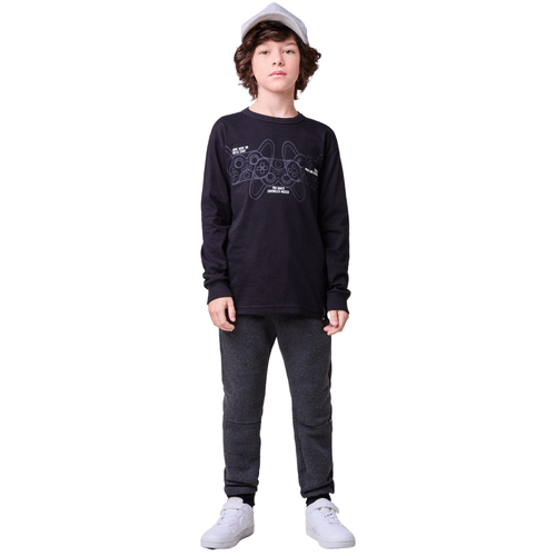 Conjunto Game Preto Moletom Youccie