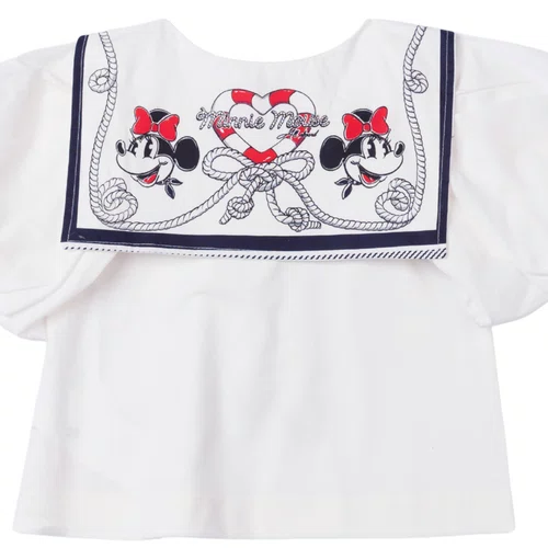 Conjunto Gola Marinheiro Minnie Marinho Anime