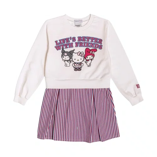 Conjunto Hello Kitty and Friends Listras Momi