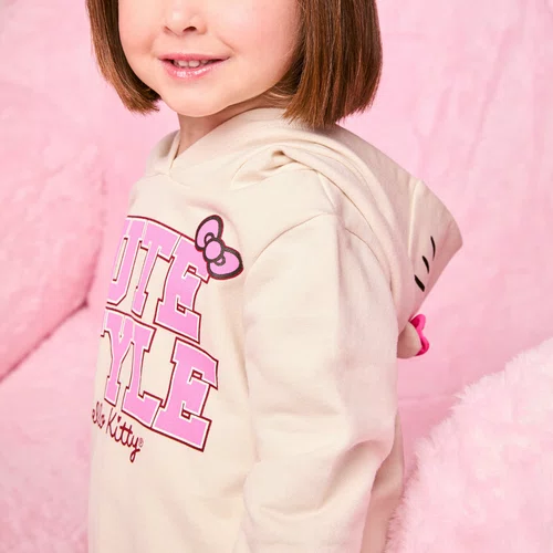 Conjunto Hello Kitty Cute Style Bege Vanilla Momi