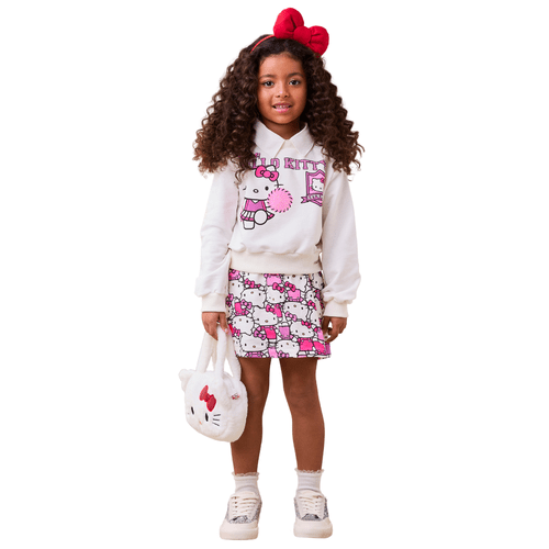 Conjunto Hello Kitty Torcida Colors Momi