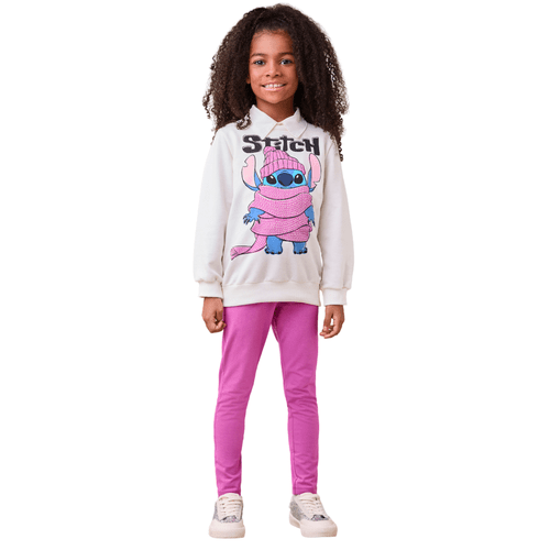 Conjunto Legging Stitch Cachecol Off Momi