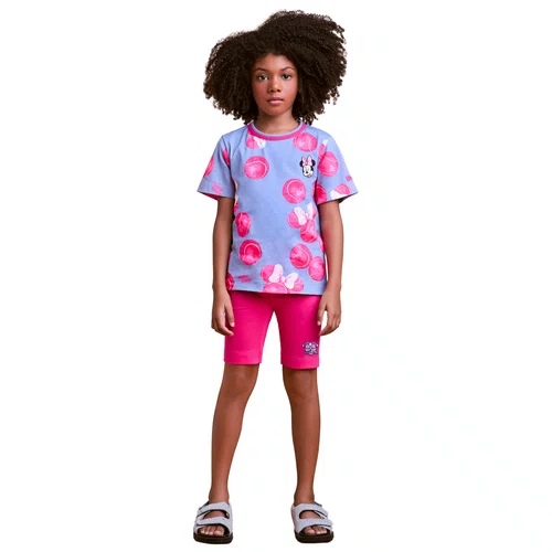 Conjunto Legging Tenis Pink Minnie Anime