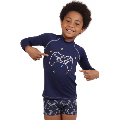 Conjunto Lucca Manga Longa Play Siri Kids