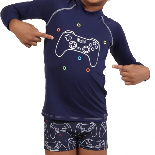 Conjunto Lucca Manga Longa Play Siri Kids