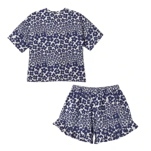 Conjunto Malha Flor Bela Fabula