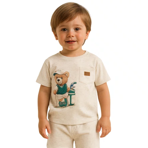 Conjunto Mescla Linho Teddy Golf  Dame