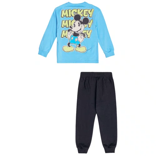 Conjunto Mickey Azul Celeste e Preto Youccie