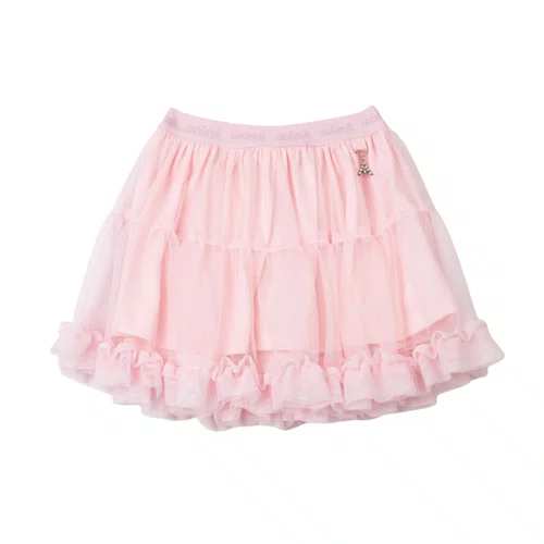 Conjunto Minnie Moletom com Strass e Saia Rosa Soft Anime