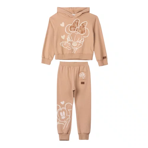 Conjunto Minnie Patches Bege Khaki Anime