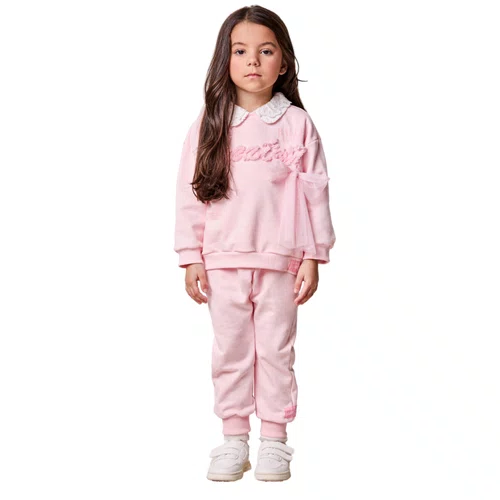 Conjunto Moletom Ballet Rosa Soft Anime
